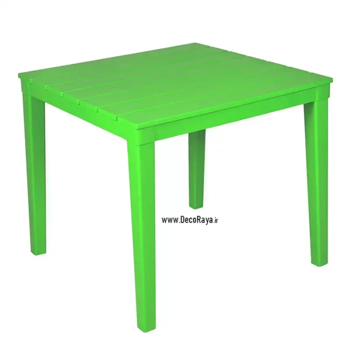 میز مربع تینا سبز سیر