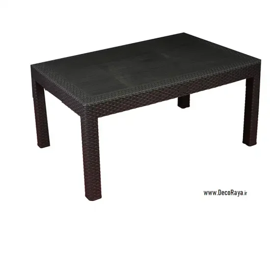 میز جلو مبلی حصیری مستطیل نوک مدادی 421