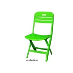 صندلی تاشو ناصر پلاستیک کد 835 رنگ سبز - دکورایا