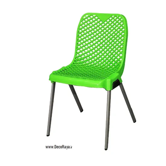 Green-Metal-base-chair-882 صندلی پایه فلزی 882 سبز
