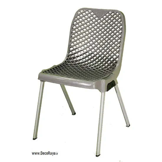 Grey-Metal-base-chair-882 صندلی پایه فلزی 882 طوسی
