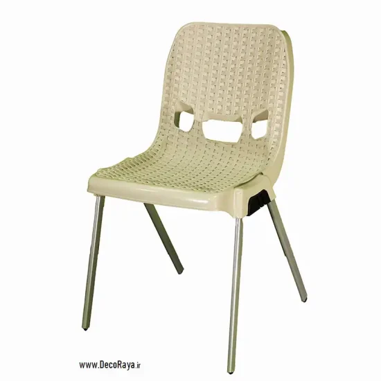 صندلی حصیری پایه فلزی 881 طوسی