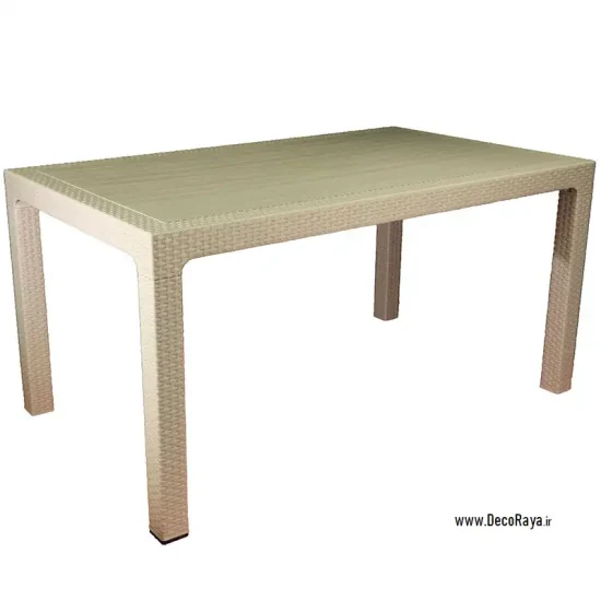 میز حصیری مستطیل طوسی 321