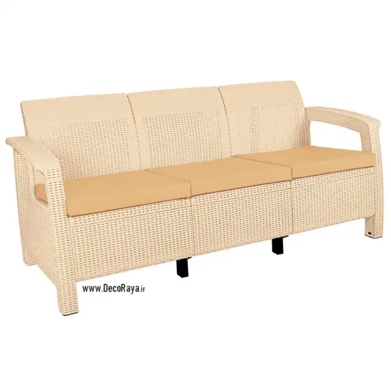 مبل حصیری سه نفره - Image 13