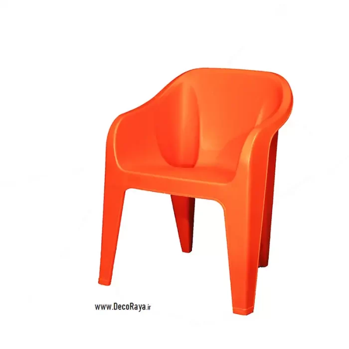 صندلی دسته دار پلاستیکی 889 نارنجی