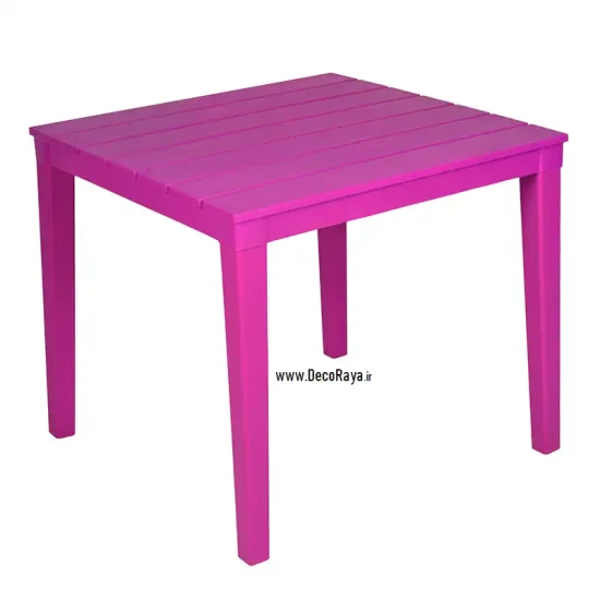 میز مربع تینا بنفش