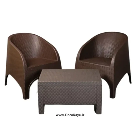 Rattan sofa 890 مبل حصیری یکنفره 890 - Image 4