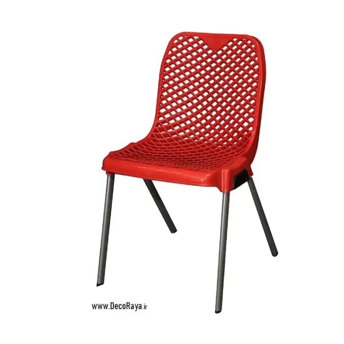 صندلی پایه فلزی 882 قرمز