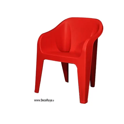 صندلی دسته دار پلاستیکی 889 قرمز