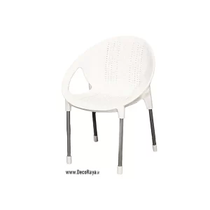 صندلی فانتزی حصیری سفید 996