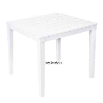 میز مربع تینا سفید