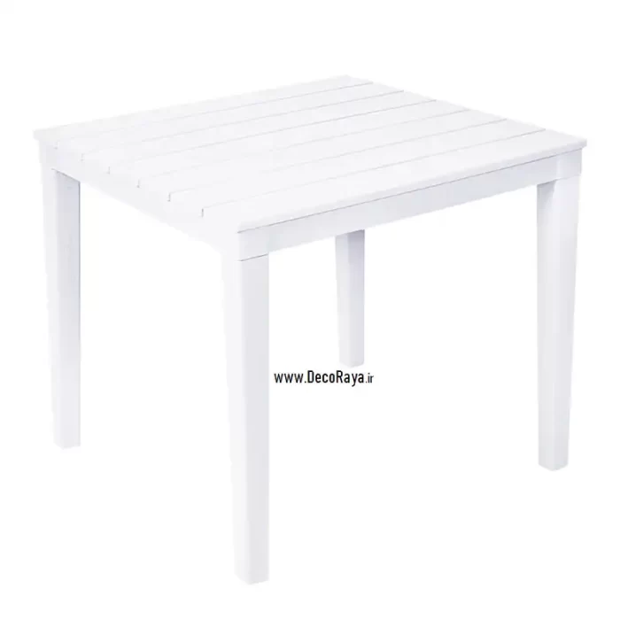 میز مربع تینا سفید