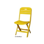 صندلی تاشو زرد 835
