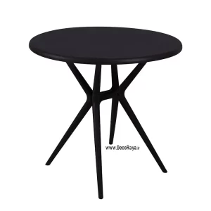 میز دایره تیکا مشکی