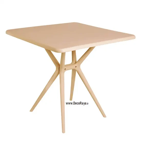 میز مربع تیکا کرم