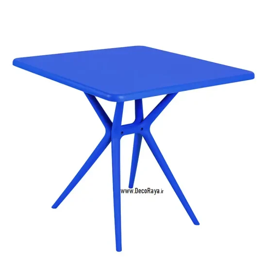 میز مربع تیکا آبی سیر