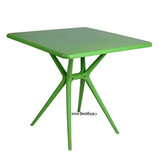 میز مربع تیکا سبز سیر