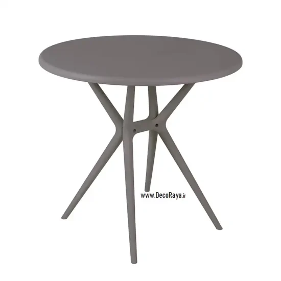 میز دایره تیکا طوسی سیر