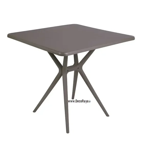 میز مربع تیکا طوسی سیر