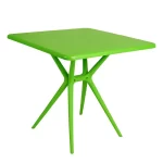 میز مربع تیکا سبز روشن