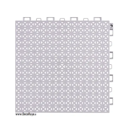 کفپوش تایل اسکیت آجدار طوسی روشن
