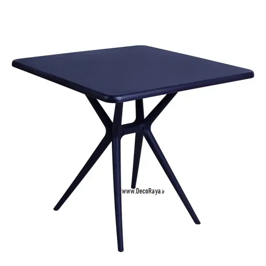 میز مربع تیکا سرمه ای