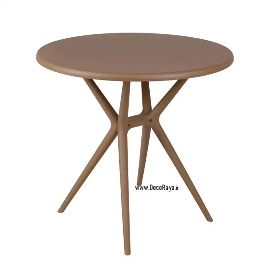 میز دایره تیکا زیتونی