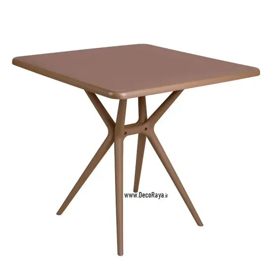میز مربع تیکا زیتونی