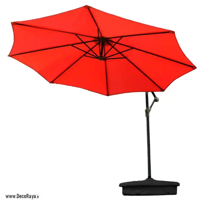 سایبان چتر قرمز