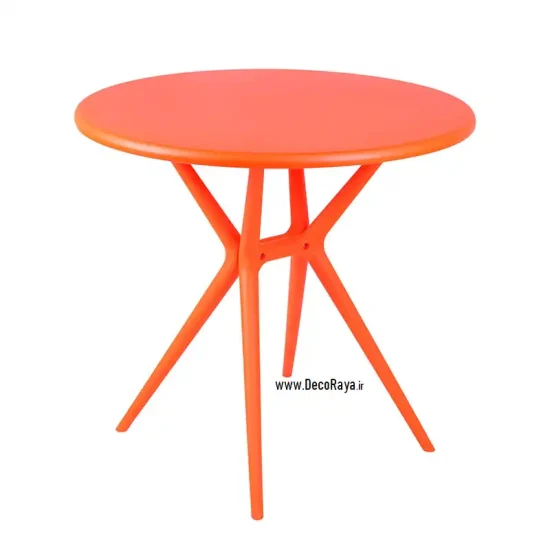 میز دایره تیکا نارنجی