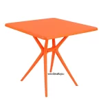 میز مربع تیکا نارنجی