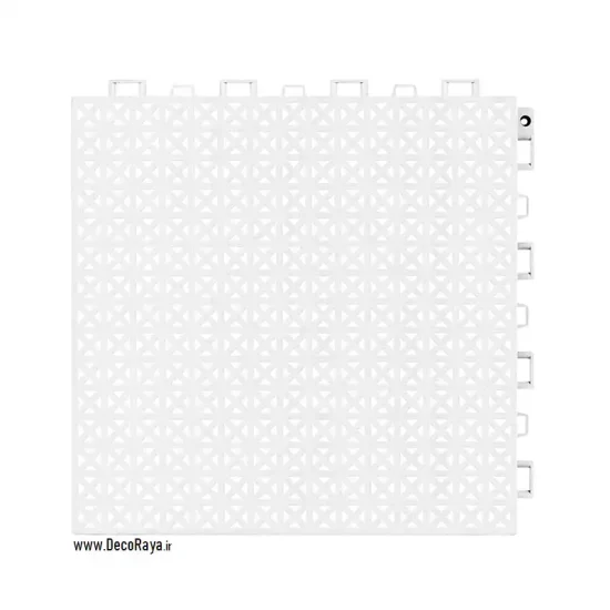 کفپوش تایل اسکیت آجدار سفید