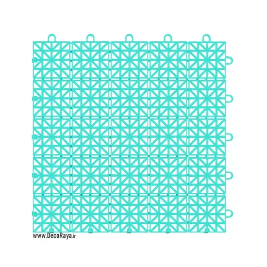 Cyan-Nisha-Tile کفپوش تایل نیشا آبی فیروزه ای