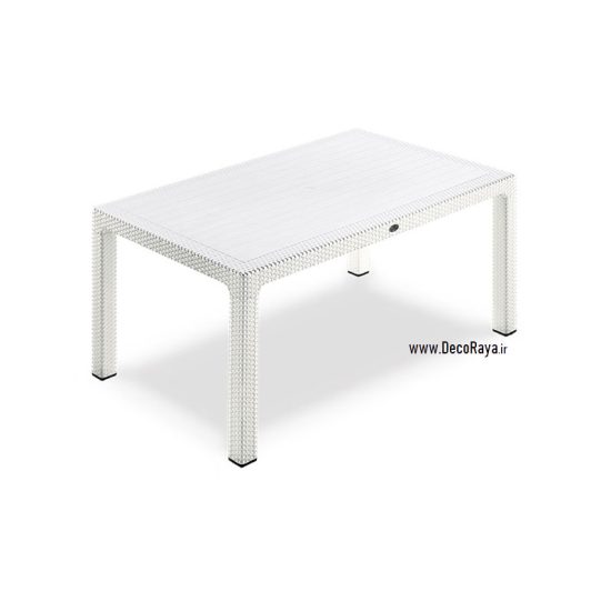 میز حصیری روتن بوستون مستطیل - Image 2