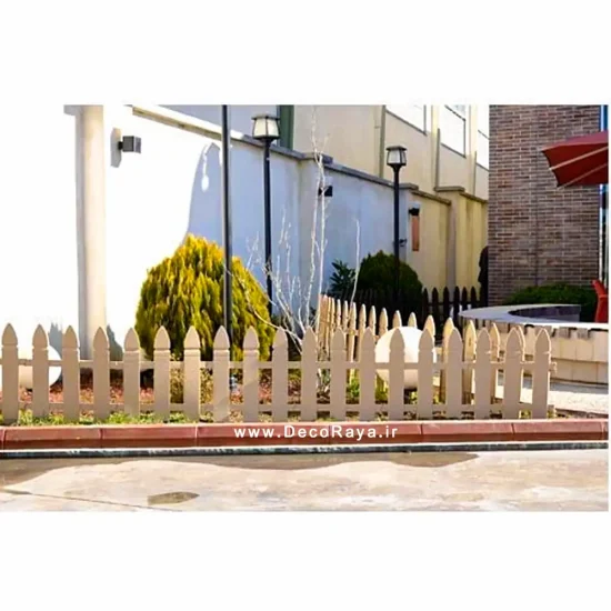 garden fence3 حصار پلاستیکی دور باغچه