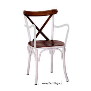 صندلی فلزی دسته دار تونت نظری