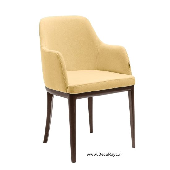 صندلی دسته دار ونیز با پایه چوبی صندلی دسته دار ونیز نظری