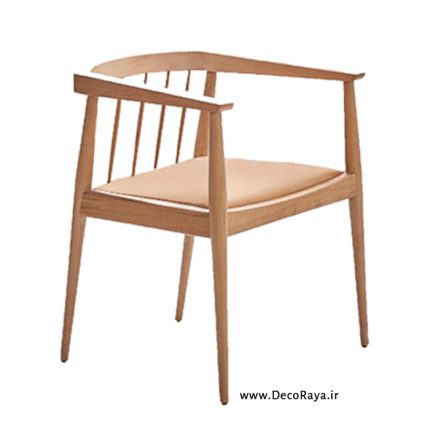 صندلی دسته دار چوبی لوناوود
