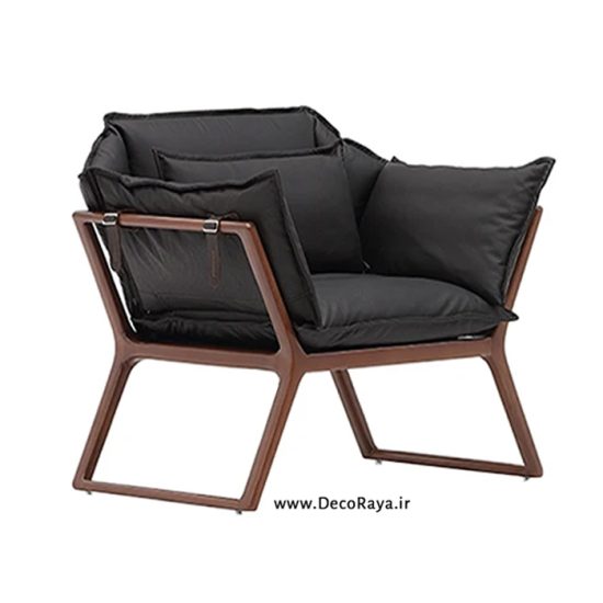 مبل تک نفره پایه چوبی استی مبل تک نفره پایه چوبی استی نظری