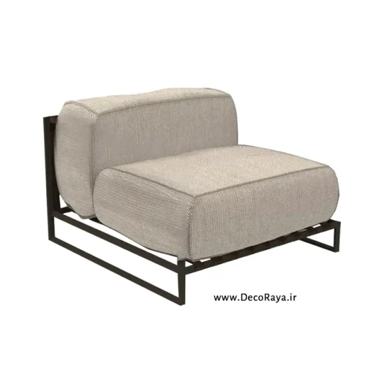 deniz lounge no handle مبل تکنفره دنیز لانژ نظری