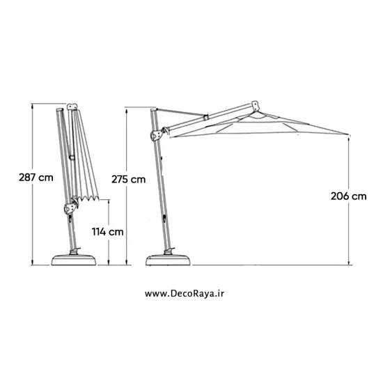 umbrella canopy1 نقشه چتر سایبانی - دکورایا