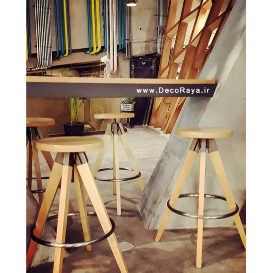 Rustic counter2 صندلی اپن روستیک