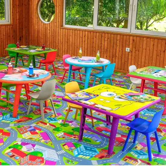 میز کودک مربع تکیا