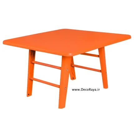میز مربع کودک تیکا نارنجی