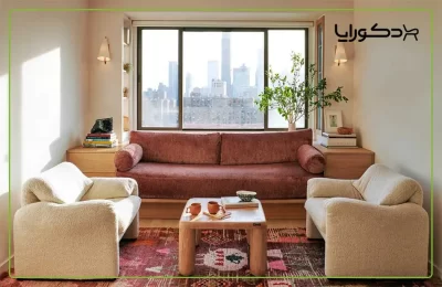 چیدمان مبل راحتی