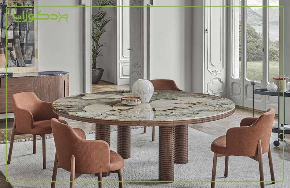 ست میز و صندلی ناهارخوری برای فضاهای کوچک