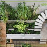 طراحی فضای کم عرض حیاط