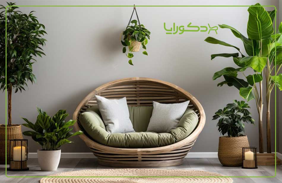 گیاهان مناسب میز و صندلی فضای باز