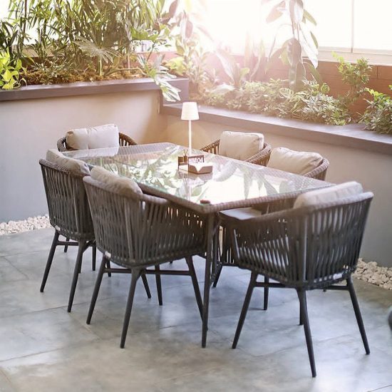 میز وصندلی شش نفره موناکو بورنووی