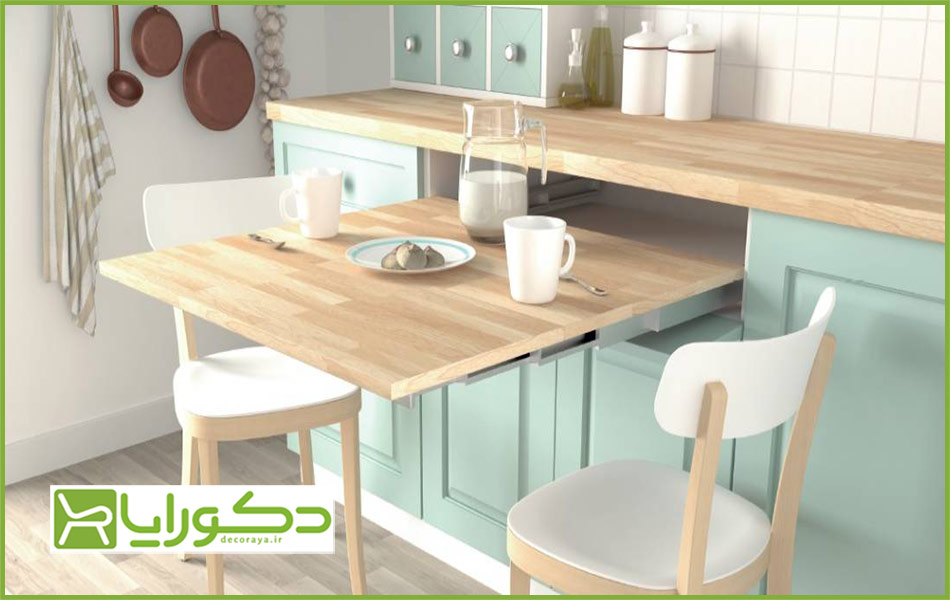 میز مخفی آشپزخانه